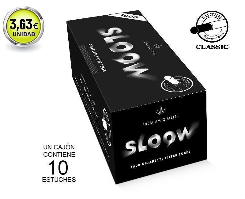 SLOOW CAJON TUBOS 1.000 CLASSIC: 10 ESTUCHES