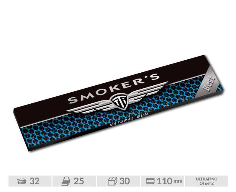 SMOKERS TTI EXP. 25 LIB SLIM SIZE  PAPER