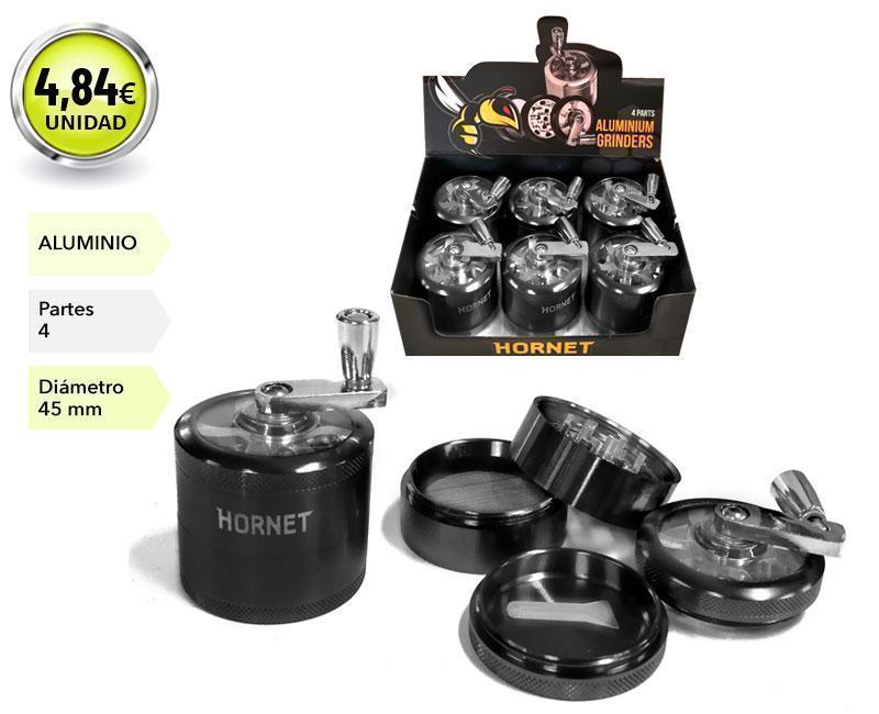 EXP 6 GRINDER HORNET MANIVELA NEGR 4P45MM