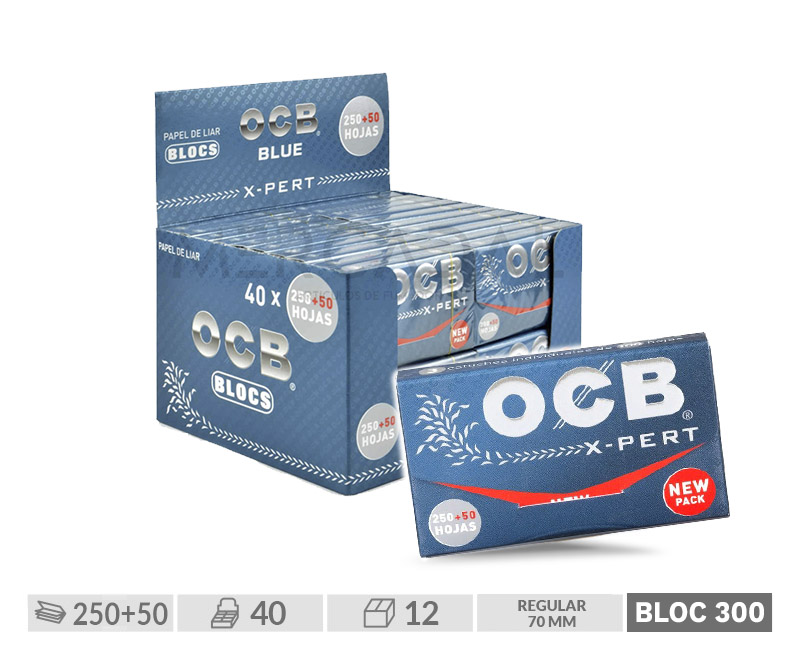 OCB X-PERT BLUE BLOC 250+50: EXP 40 LIB 70MM