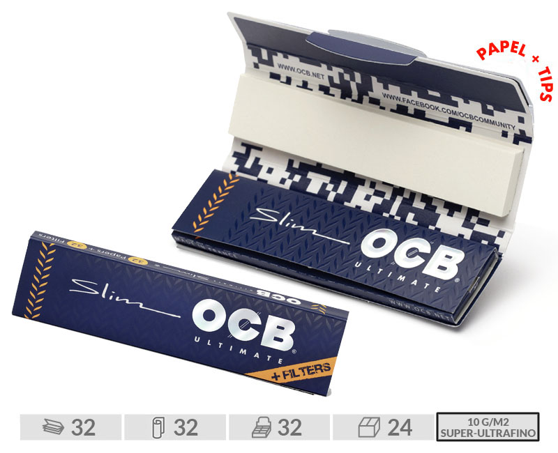 OCB  ULTIMATE SLIM + TIPS EXP-32