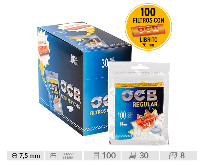 OCB FILTER REGULAR + ORANGE 70MM EXP 30