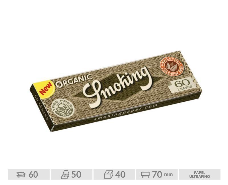 SMOKING EXP 50  ORGANICO REGULAR 70mm