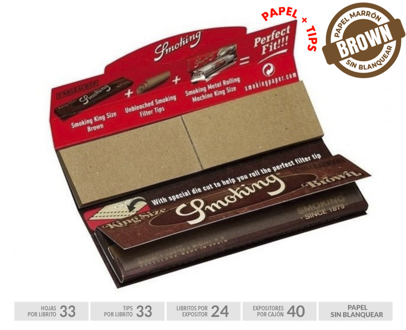 SMOKING EXP 24  KS BROWN + TIPS