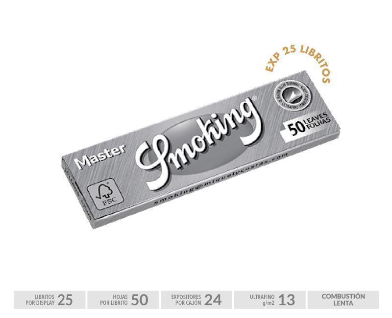 SMOKING EXP 25  MASTER SILVER 1 1/4