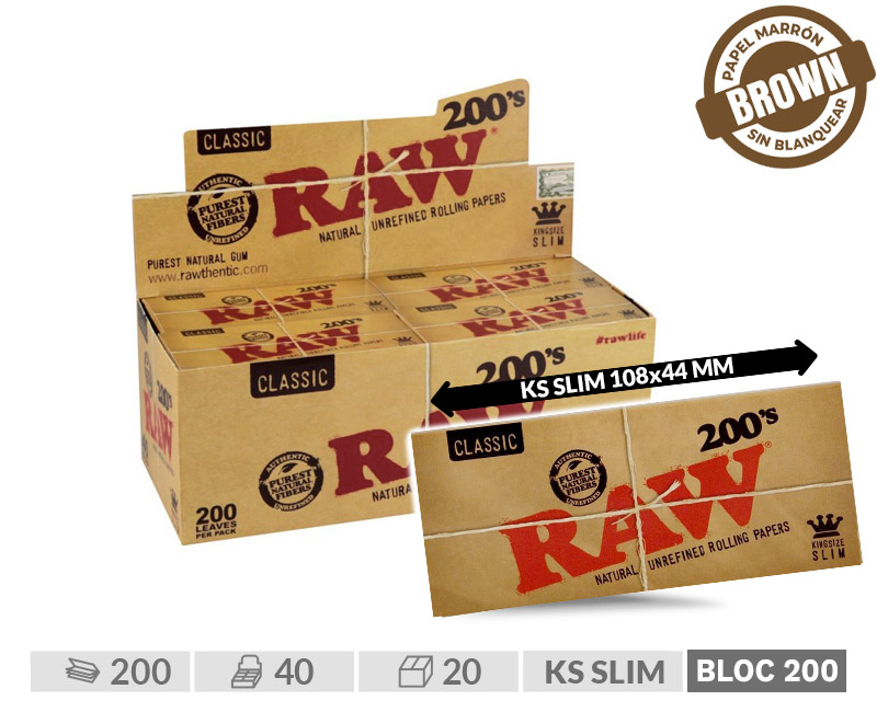 RAW EXP 40  BLOC 200 SLIM