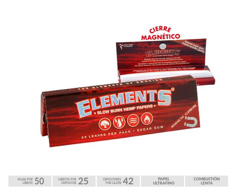 ELEMENTS EXP 25  RED 1 1/4