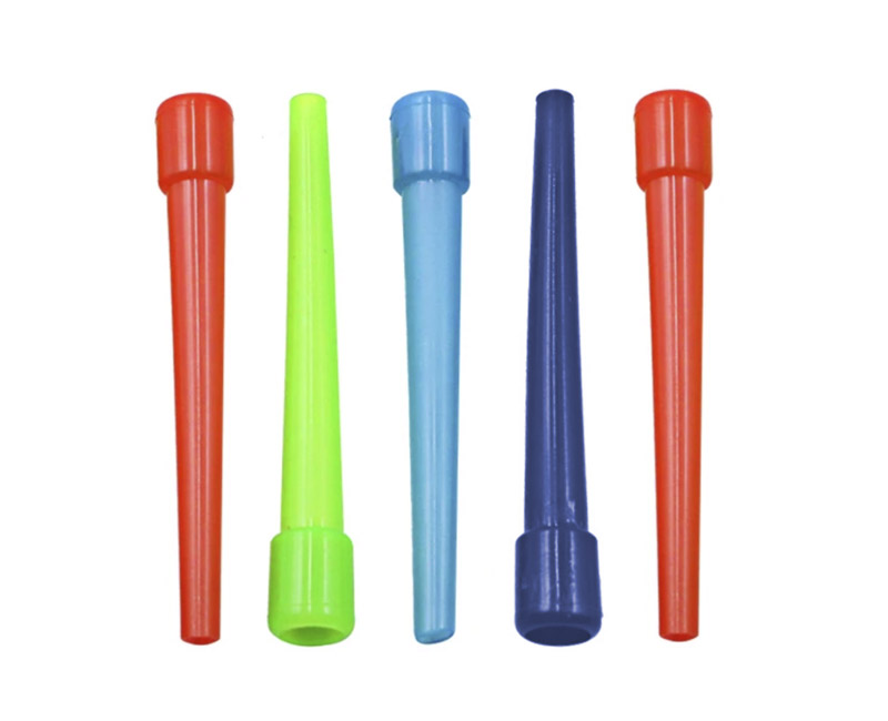 BOLSA 50 BOQUILLAS PLÁSTICO SHISHA 9.5 CM DORA