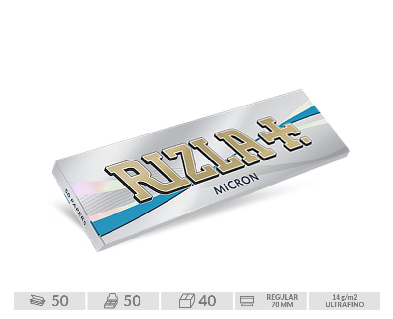 RIZLA EXP 50  MICRON SILVER THIN REGULAR