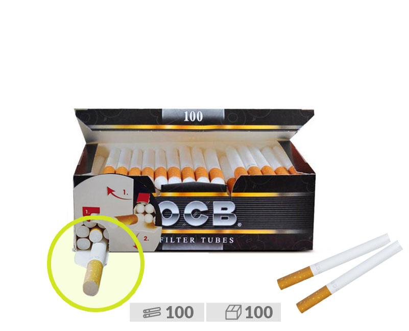 OCB TUBOS 100 CAJÓN 100 ESTUCHES