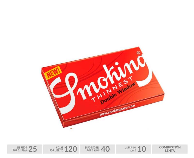SMOKING EXP 25 THINNEST DOBLE