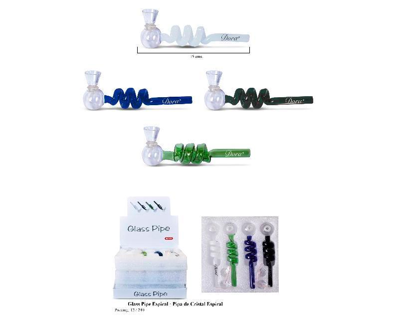 DORA EXP 12 GLASS PIPE ESPIRAL