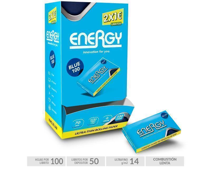 (EXPOSITOR) ENERGY BLUE DOBLE 50 LIB