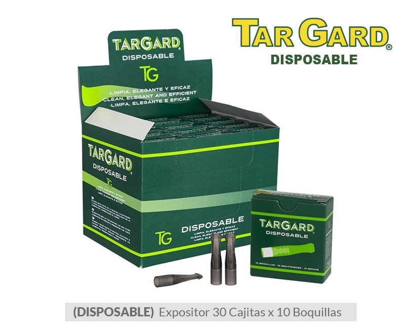 TARGARD DISPOSABLE EXP 30 CAJITAS X 10 BOQUILLAS