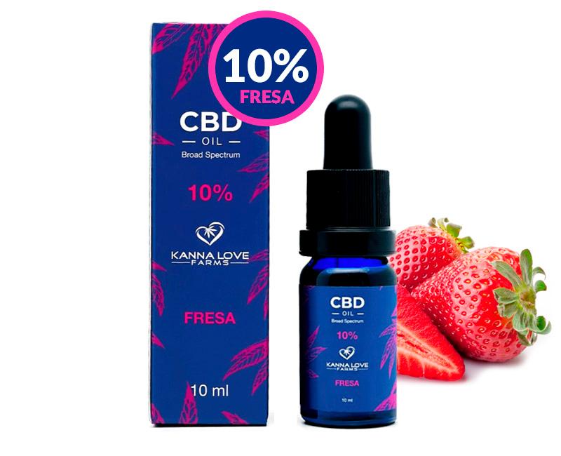 KANNA LOVE CBD OIL 10%  FRESA 10ML