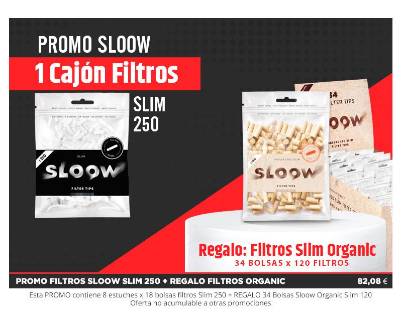 PROMO 1 CAJON SLOOW FILTR SLIM250 + REGALO ORGANIC