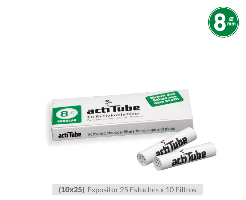AC1009 ACTITUBE FILTROS 8 MM REGULAR (10X25)
