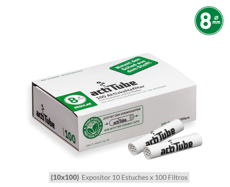 AC1043 ACTITUBE FILTROS 8 MM REGULAR (10X100)