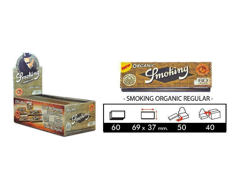 SMOKING EXP 50  ORGANICO REGULAR 70mm