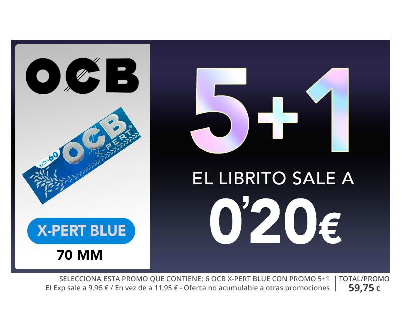 PROMO OCB X-PERT BLUE 70MM (5+1)