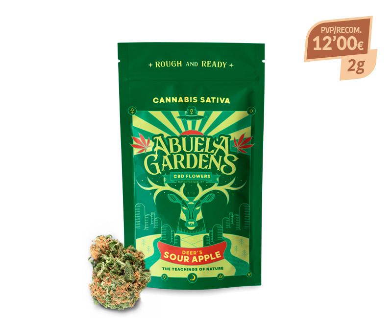 ABUELA GARDENS CBD SOUR APPLE 2 G