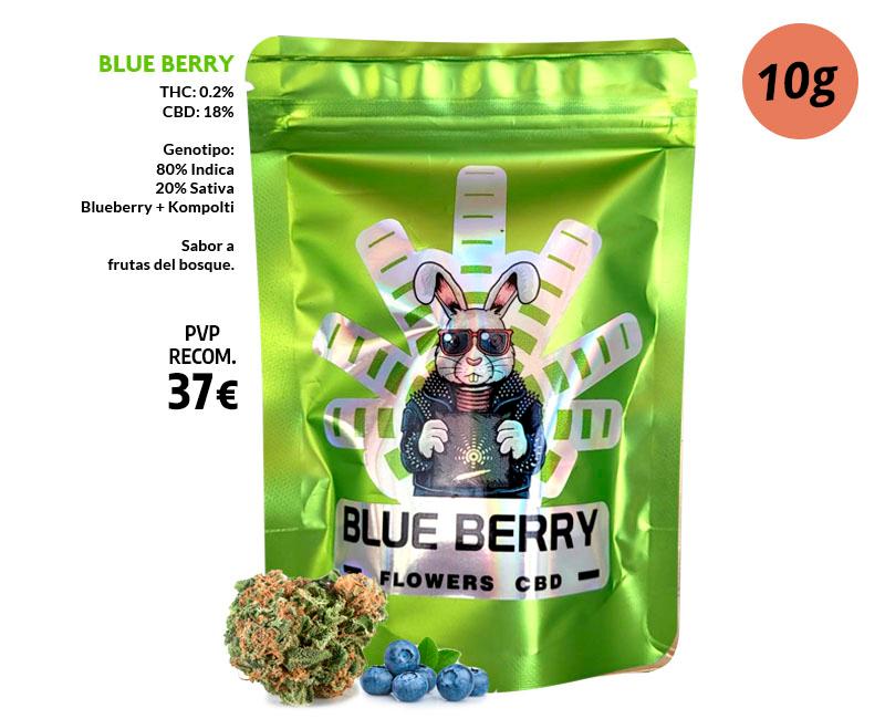 CBD BEERTOPIA FLOR BLUEERRY 10G