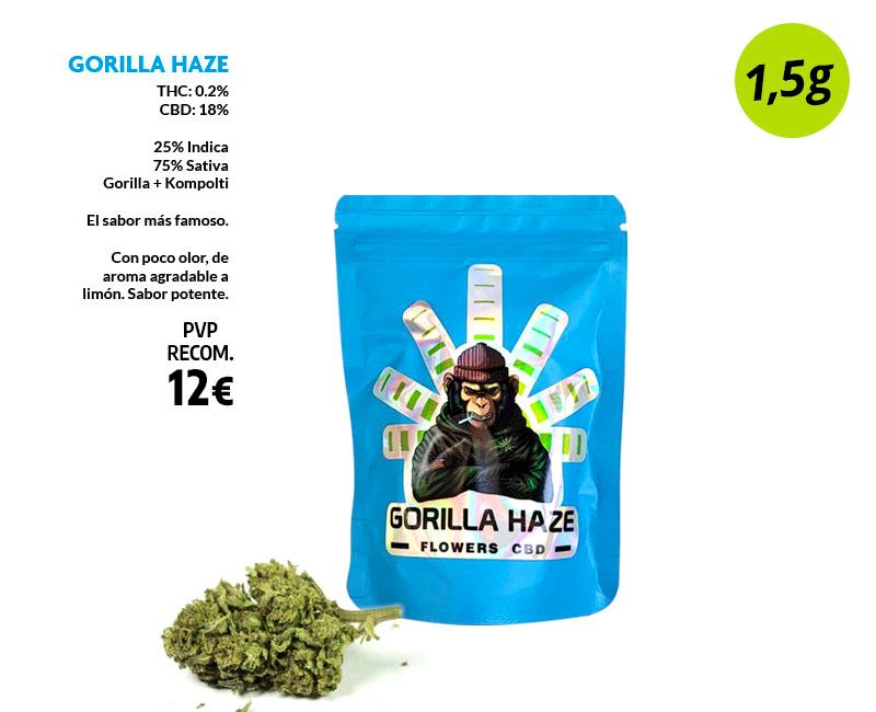 CBD BEERTOPIA FLOR GORILLA 1.5G