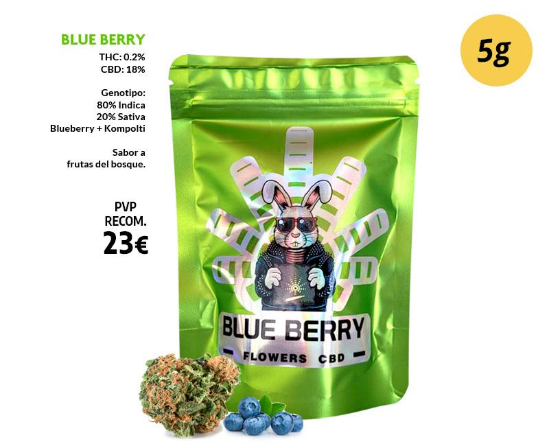 CBD BEERTOPIA FLOR BLUEBERRY 5G