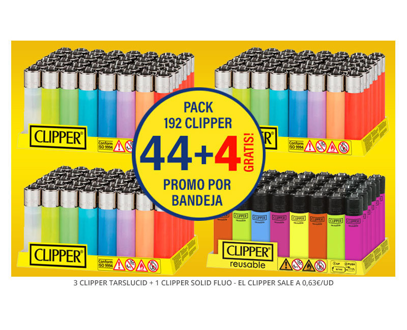 PROMO192 CLIPPER (44+4): 3 TASLUCI+1 SOILD FUO