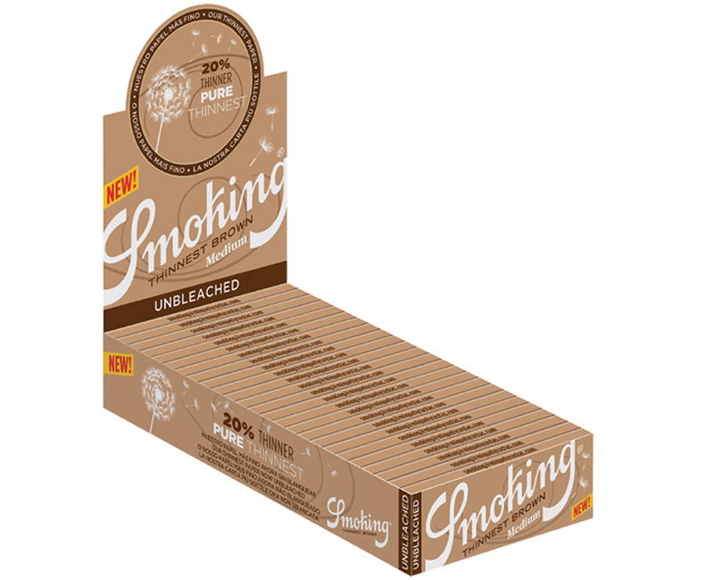 SMOKING THINNEST BROWN 1 1/4: EXP 25 LIB