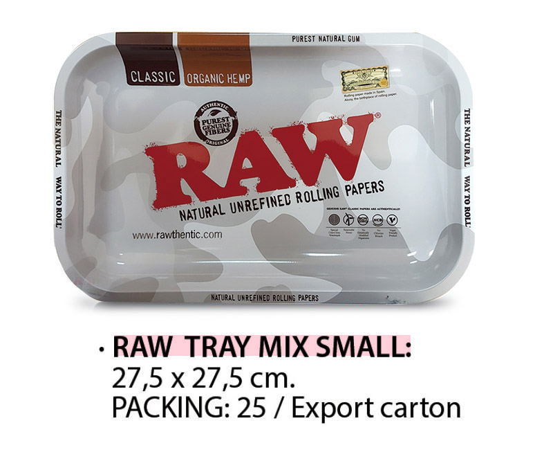 RAW TRAY ARCTIC CAMOUFLAGE - SMALL 175x275 mm