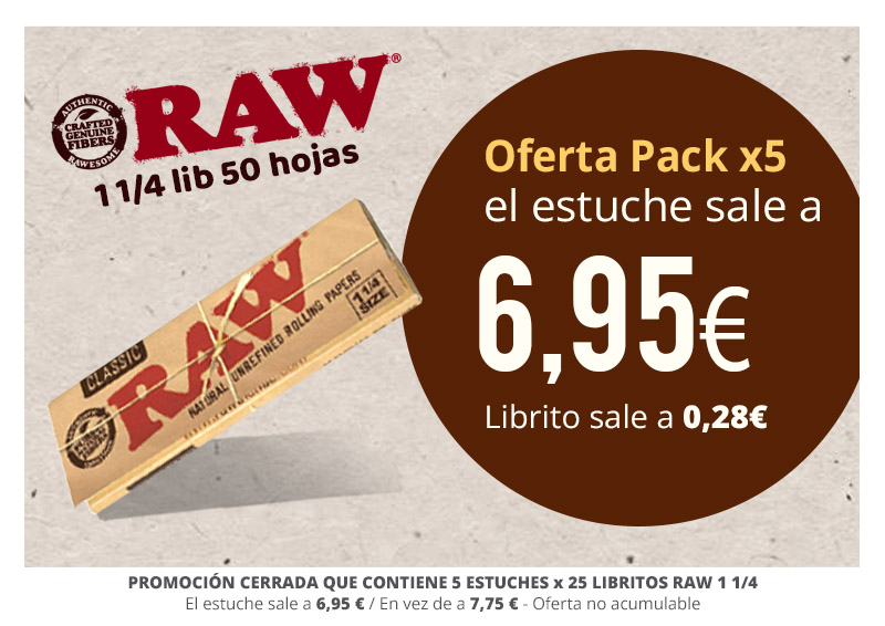 PROMO RAW 1 1-4 (x5 ESTUCHES) A 6.95€/EXP