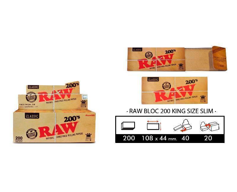 RAW BLOC 200 SLIM EXP 40