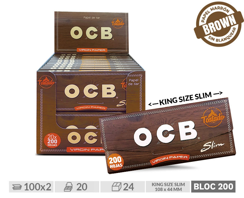 OCB VIRGIN SLIM BLOC 200 (20)