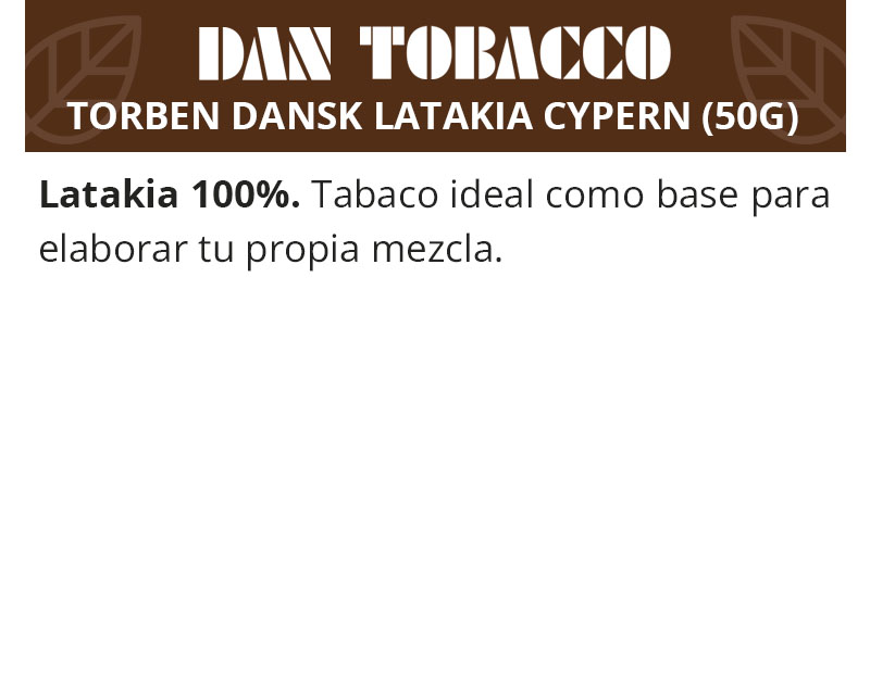DAN TOBACCO LATAKIA-CYPERN (50 G)