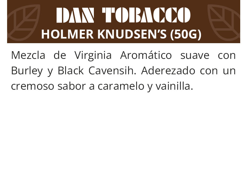 DAN T.HOLMER KNUDSEN´S TOBACCO 50GR