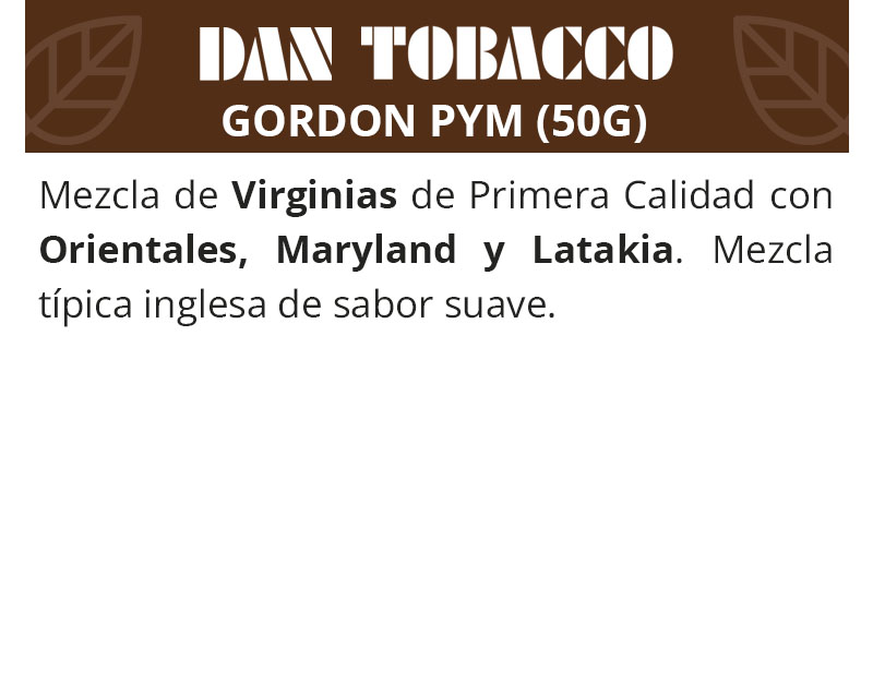 DAN TOBACCO GORDON PYM (50 G)