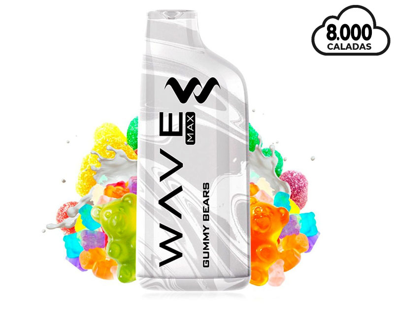 WAVE VAPER 8000 0% GUMMY BEARS (OSITO GOMINOLA)