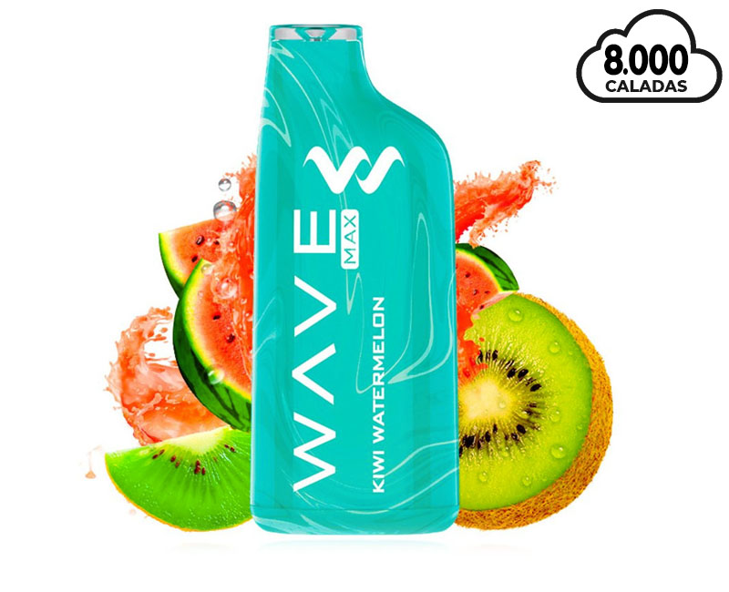 WAVE VAPER 8000 0% KIWI-SANDIA