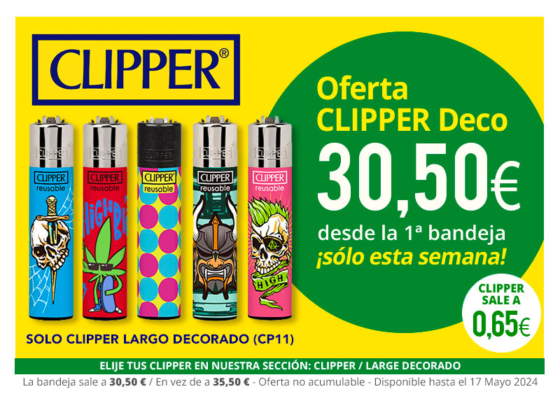 PROMO CLIPPER DECO CP11  A 30.50€/BANDEJA