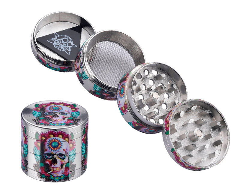 CHAMP HIGH GRINDER MINI SKULL 40MM 4PCS (12)