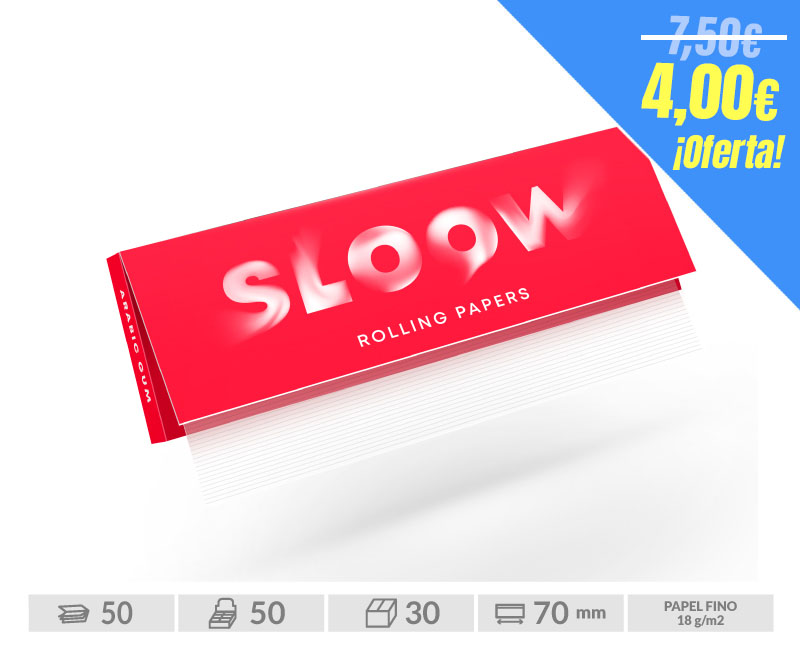 SLOOW EXP  50  RED 70mm (18gr-50Hojas)