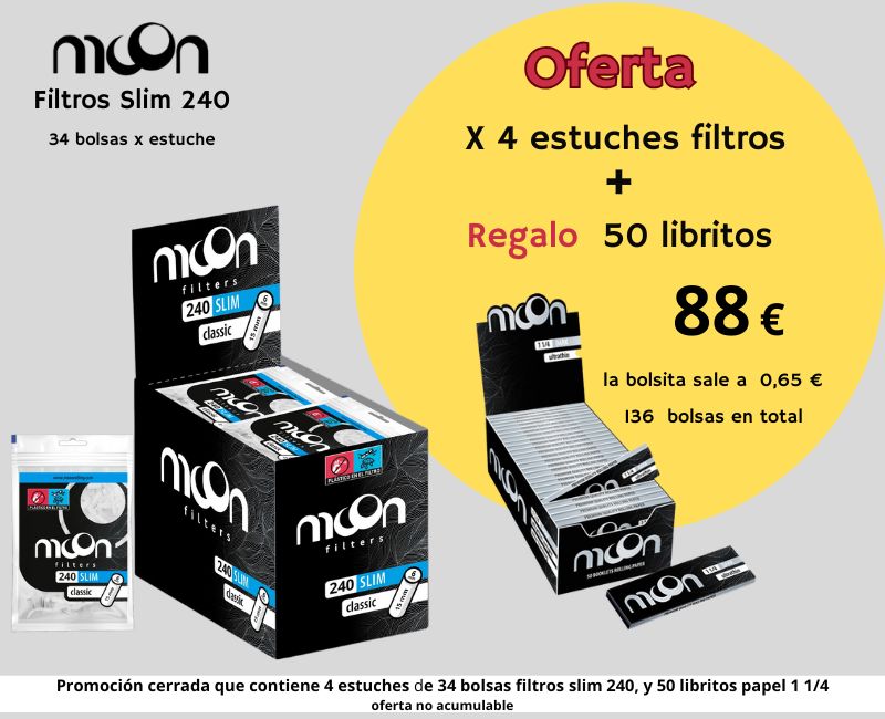 PROMO MOON 4EXP. FILTROS 240UD+PAPEL MOON 1/4