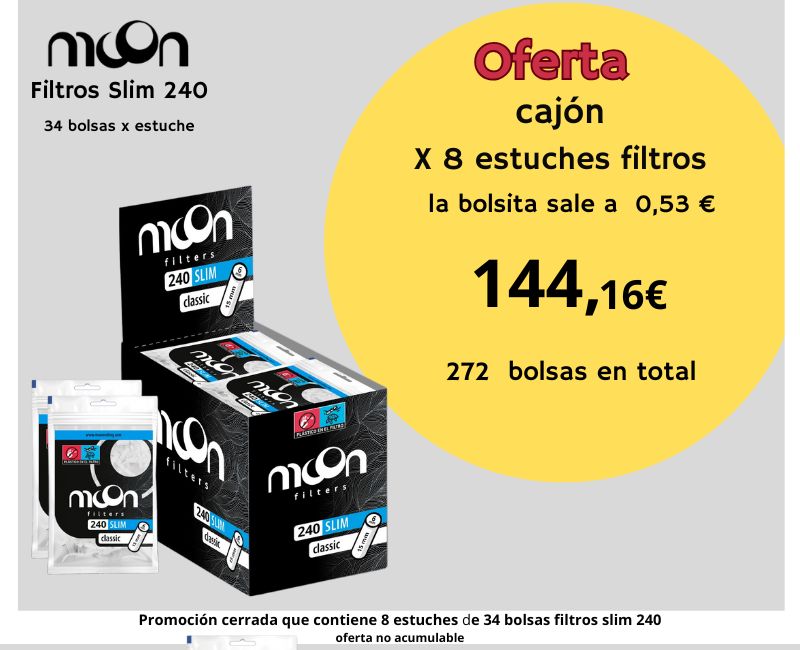 PROMO CAJON FILTROS MOON 240UD-8 EXP. A 18,02€ C/U