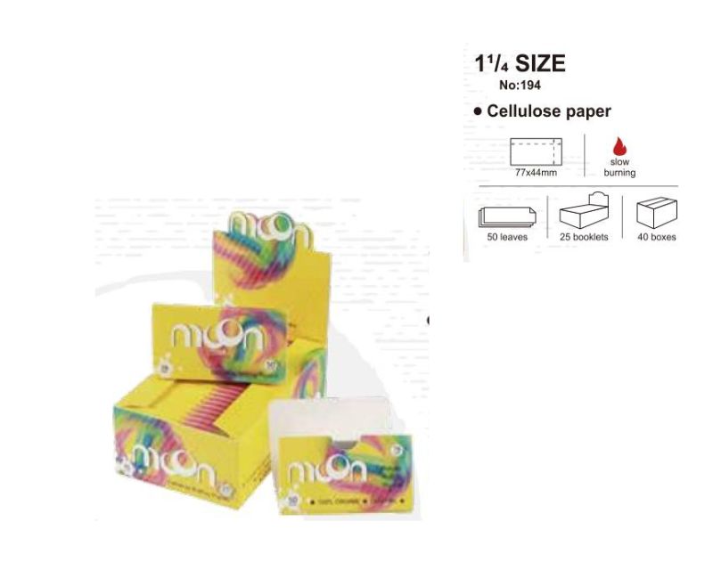 MOON PAPEL 1 1/4 CELLULOSE  EXP. 25