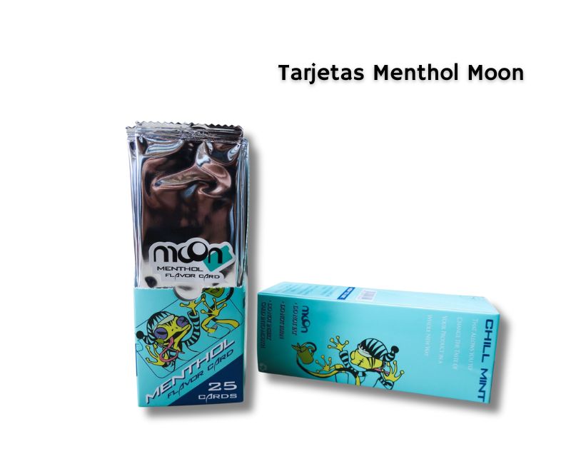MOON FLAVOR CARDS MENTHOL - EXP. 25 TARJETAS