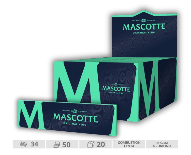 PAPEL MASCOTTE ORIGINAL KING SIZE
