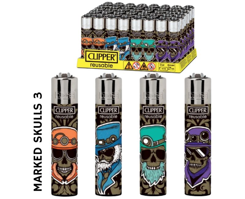 EXP.48 CLIPPER11 MARKED SKULLS 3