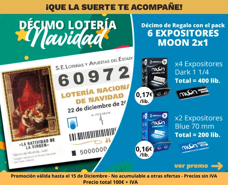 PROMO 600 LIB. MOON + DÉCIMO 60972