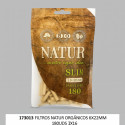 NATUR FILTROS ORGANICOS SLIM LONG (6X22) 180UDS